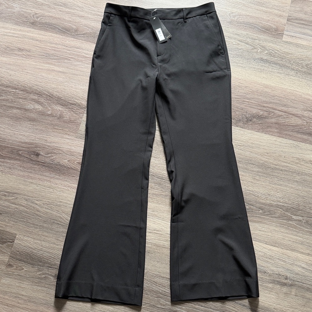 Banana Republic Black Boot-Cut Trousers